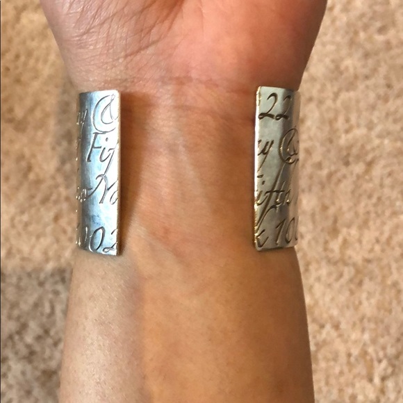 Authentic Tiffany and Co. silver cuff - Picture 3 of 4